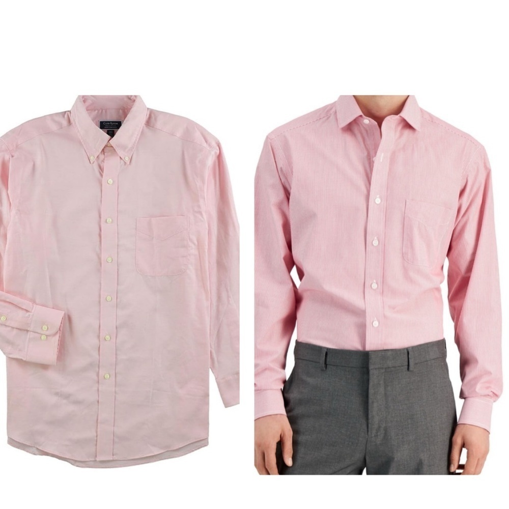 ~ Moving Sale Club Room Regular Fit Performance Button Down Size 17.5 34/35